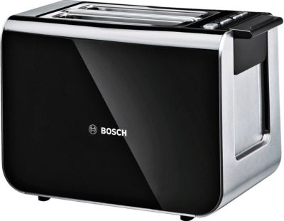 Bosch - Toaster - TAT86104GB - 2 Slice Styline - Black